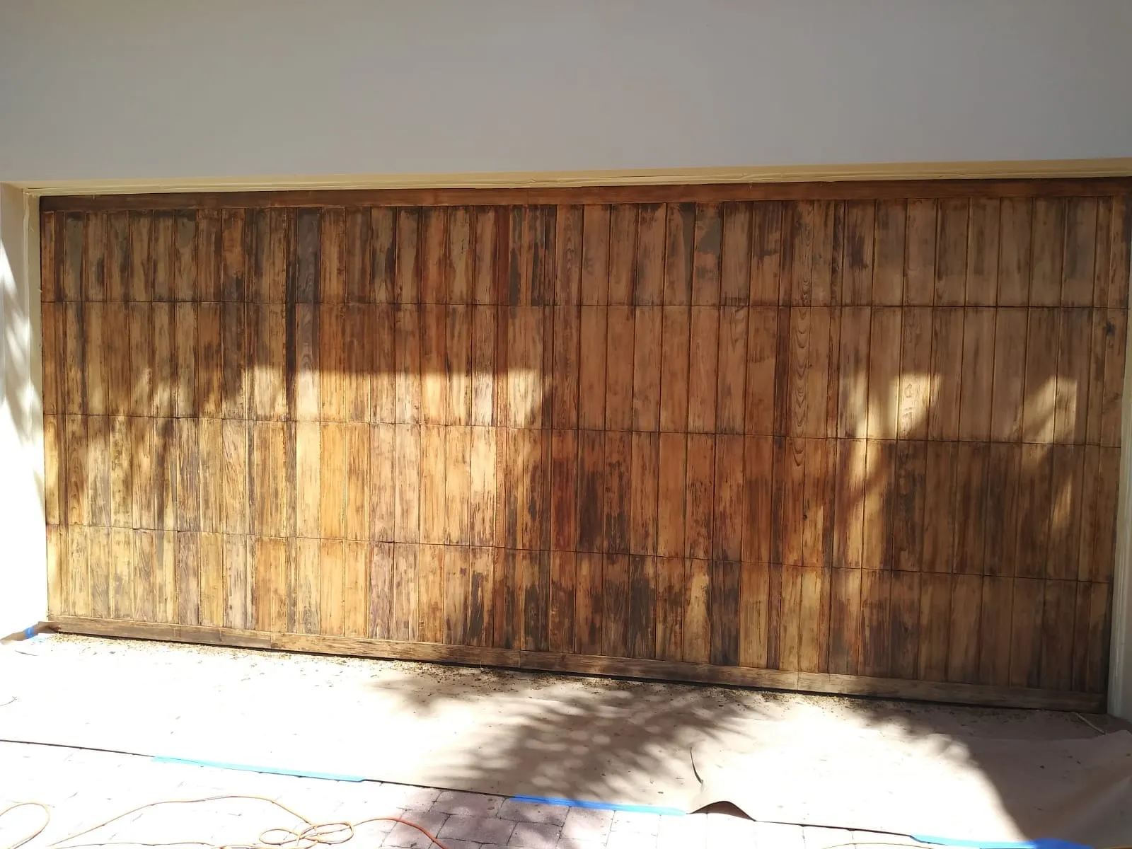 Acabado final sobre madera